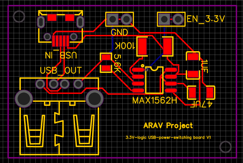 power switch PCB layout