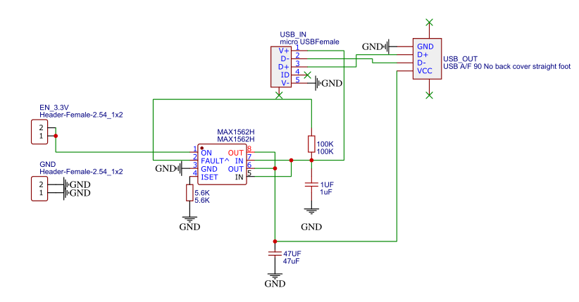 power switch PCB schematic